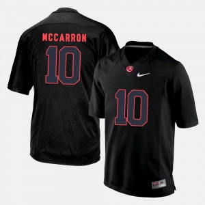 A.J. McCarron Alabama Jersey #10 College Football Black Men
