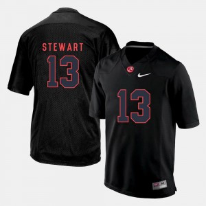 College Football ArDarius Stewart Alabama Jersey Black #13 For Men's