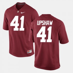 #41 Crimson Courtney Upshaw Alabama Jersey Alumni Football Game Mens
