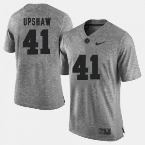 Gray Gridiron Gray Limited Gridiron Limited Courtney Upshaw Alabama Jersey For Men's #41
