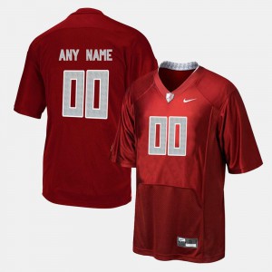 Alabama Customized Jersey Red College Football Men's #00