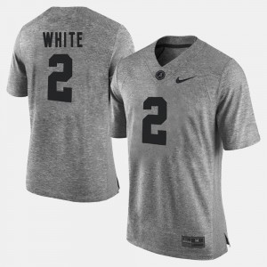 DeAndrew White Alabama Jersey Gridiron Limited Gray For Men Gridiron Gray Limited #2