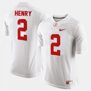 White Men College Football Derrick Henry Alabama Jersey #2