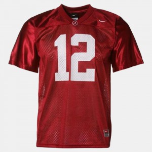 #12 Joe Namath Alabama Jersey Red Youth(Kids) College Football