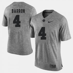 Mark Barron Alabama Jersey #4 Gridiron Limited Gray For Men's Gridiron Gray Limited