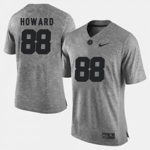 O.J. Howard Alabama Jersey For Men's Gridiron Limited #88 Gray Gridiron Gray Limited