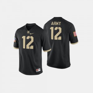 College Football Black Army Jersey For Men #12