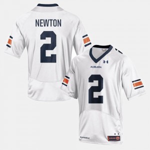 White College Football #2 For Men's Cam Newton Auburn Jersey