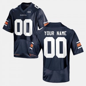 #00 College Football Navy Mens Auburn Customized Jerseys