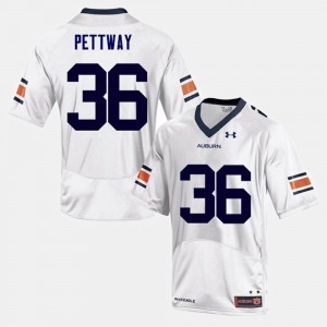 #36 Kamryn Pettway Auburn Jersey College Football White For Men's
