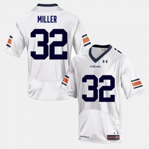 Malik Miller Auburn Jersey #32 Mens College Football White