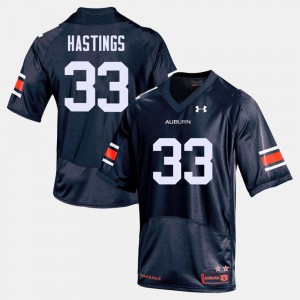 Will Hastings Auburn Jersey Mens Navy #33 College Football