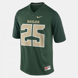 Youth(Kids) College Football #25 Lache Seastrunk Baylor Jersey Green