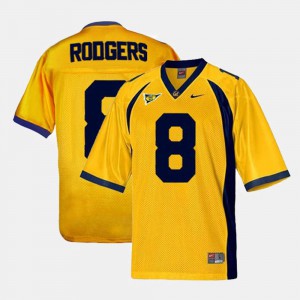 #8 College Football Gold Aaron Rodgers Cal Bears Jersey For Men's