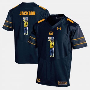 For Men Navy Blue DeSean Jackson Cal Bears Jersey Player Pictorial #1