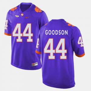 #44 Men College Football B.J. Goodson Clemson Jersey Purple