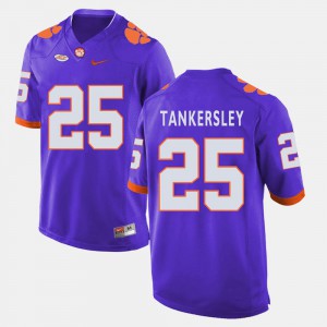Cordrea Tankersley Clemson Jersey College Football Purple For Men's #25