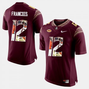 Player Pictorial #12 Red Deondre Francois FSU Jersey Mens