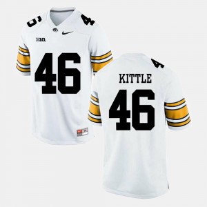 #46 Mens Alumni Football Game George Kittle Iowa Jersey White
