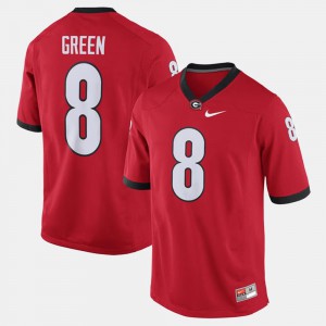 Alumni Football Game A.J. Green UGA Jersey Red For Men #8