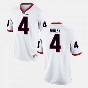 White Champ Bailey UGA Jersey Alumni Football Game Men #4
