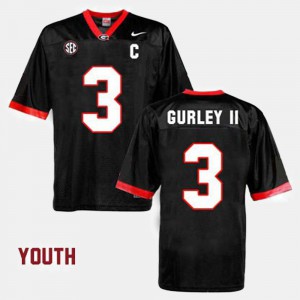 Youth Todd Gurley II UGA Jersey College Football Black #3