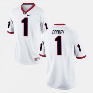 #1 For Men Alumni Football Game Vince Dooley UGA Jersey White