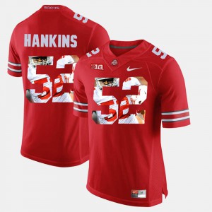 Pictorial Fashion #52 For Men's Scarlet Johnathan Hankins OSU Jersey