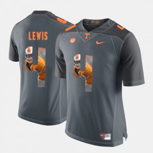 #4 LaTroy Lewis UT Jersey Grey Pictorial Fashion For Men's