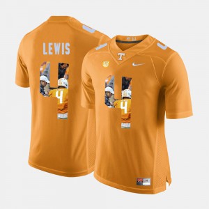 Orange Pictorial Fashion #4 LaTroy Lewis UT Jersey Men