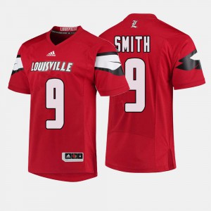 Men's Jaylen Smith Louisville Jersey #9 College Football Red