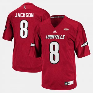 #8 Lamar Jackson Louisville Jersey College Football Men's Red