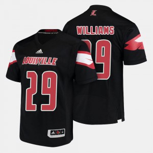 Malik Williams Louisville Jersey College Football Mens Black #29