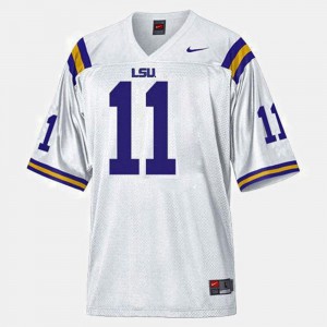 Spencer Ware LSU Jersey For Kids White College Football #11