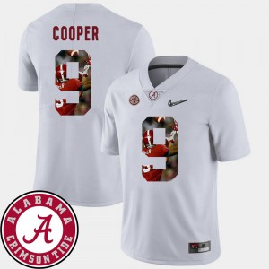 Amari Cooper Alabama Jersey Men Pictorial Fashion White #9 Football