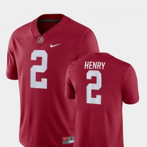 Game Crimson Derrick Henry Alabama Jersey Mens #2 College Football