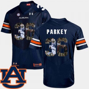 Football Cody Parkey Auburn Jersey Pictorial Fashion Navy #36 Mens