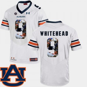 Jermaine Whitehead Auburn Jersey #9 Pictorial Fashion White For Men's Football