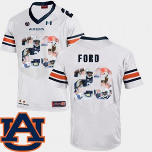 White Pictorial Fashion #23 Football Rudy Ford Auburn Jersey Men