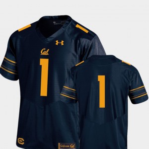 Performance Premier Cal Bears Jersey For Men's College Football Navy #1