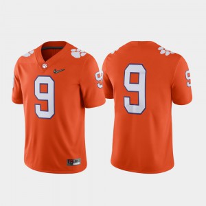 Game Orange #9 2018 College Football Playoff For Men Clemson Jersey