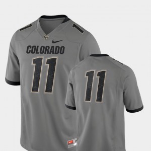 Colorado Jersey Gray #11 2018 Game College Football For Men's