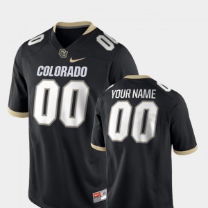 College Football Colorado Custom Jersey 2018 Game Black #00 For Men