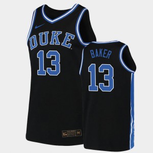 Replica 2019-20 College Basketball Men Black #13 Joey Baker Duke Jersey