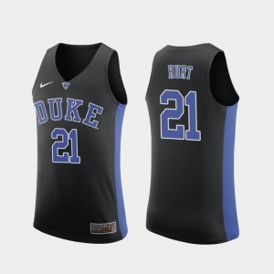 For Men Matthew Hurt Duke Jersey #21 Black College Basketball Replica