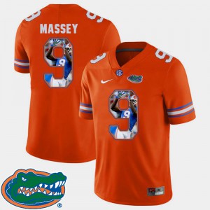 Orange Football Dre Massey Gators Jersey For Men's Pictorial Fashion #9