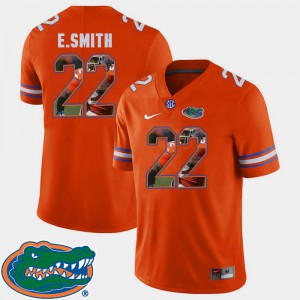 Pictorial Fashion #22 Football E.Smith Gators Jersey Orange For Men's