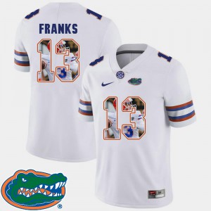 Pictorial Fashion Feleipe Franks Gators Jersey #13 For Men's White Football