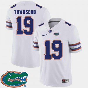 College Football White 2018 SEC #19 Johnny Townsend Gators Jersey For Men's