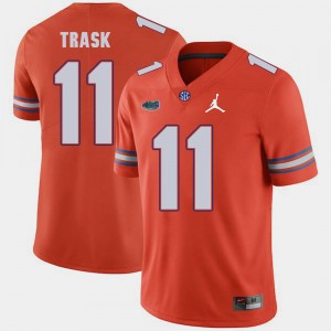 Kyle Trask Gators Jersey Orange For Men Jordan Brand Replica 2018 Game #11